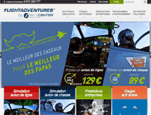 Tablet Screenshot of flightadventures.fr